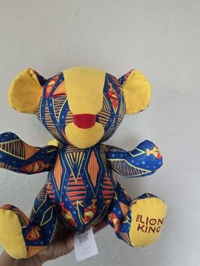 2019 Special Edition Blue Geometric Simba Plush Disney's The Lion King Film